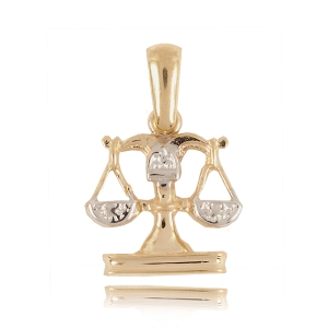 Znak zodiaku złoty 585 #2052