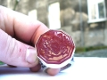 Family crest rings dark carnelian coat of arms MarQuess de bruce herb w ciemnym karneolu.jpg