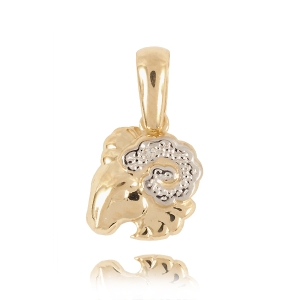 Znak zodiaku złoty 585 #2054