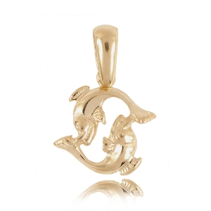 Znak zodiaku złoty 585 #2038