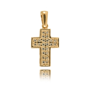 Krzyżyk złoty 585 #2162