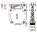 Sygnet meski zloty tlok designerski projekt proba 585 dla mechanika