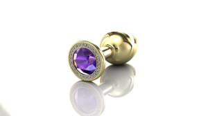 Złoty korek analny ze złota pr 585, gold anal plug 45g
