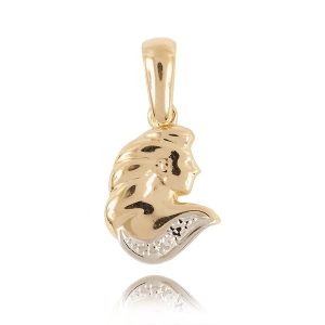 Znak zodiaku złoty 585 #2059