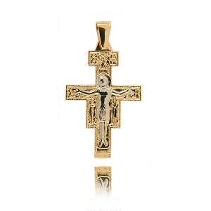 Krzyżyk złoty 585 #2157