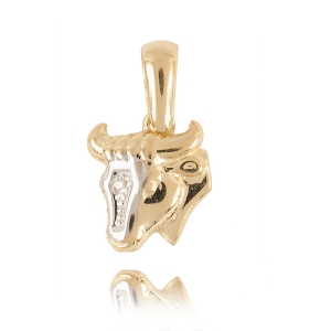 Znak zodiaku złoty 585 #2056