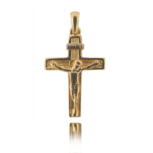 Krzyżyk złoty 585 #2155