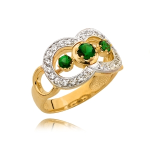 Pierścionek złoty 585 #2457