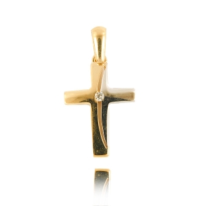 Krzyżyk złoty 585 #2152