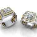 Sygnet zloty meski design rolex zegarek 15g proba 585 producent