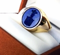 sygnety meskie herb Lubicz w Kamieniu lapis lazuli.jpg