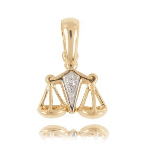 Znak zodiaku złoty 585 #2064