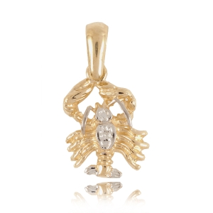 Znak zodiaku złoty 585 #2049